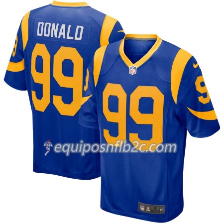 Camiseta Hombre NFL Los Angeles Rams Aaron Donald 99 Nike Royal Camiseta Hombre NFL Los Angeles Rams Aaron Donald 99 Nike Royal